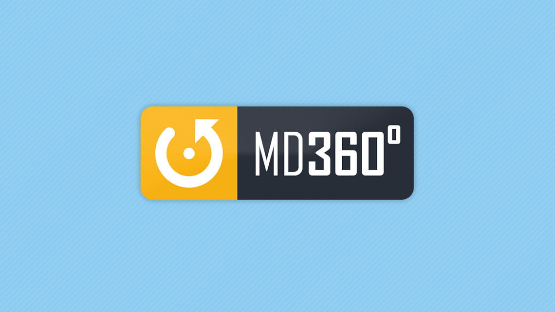 Grafično oblikovanje logotipa MD360 - MD Consultico d.o.o.