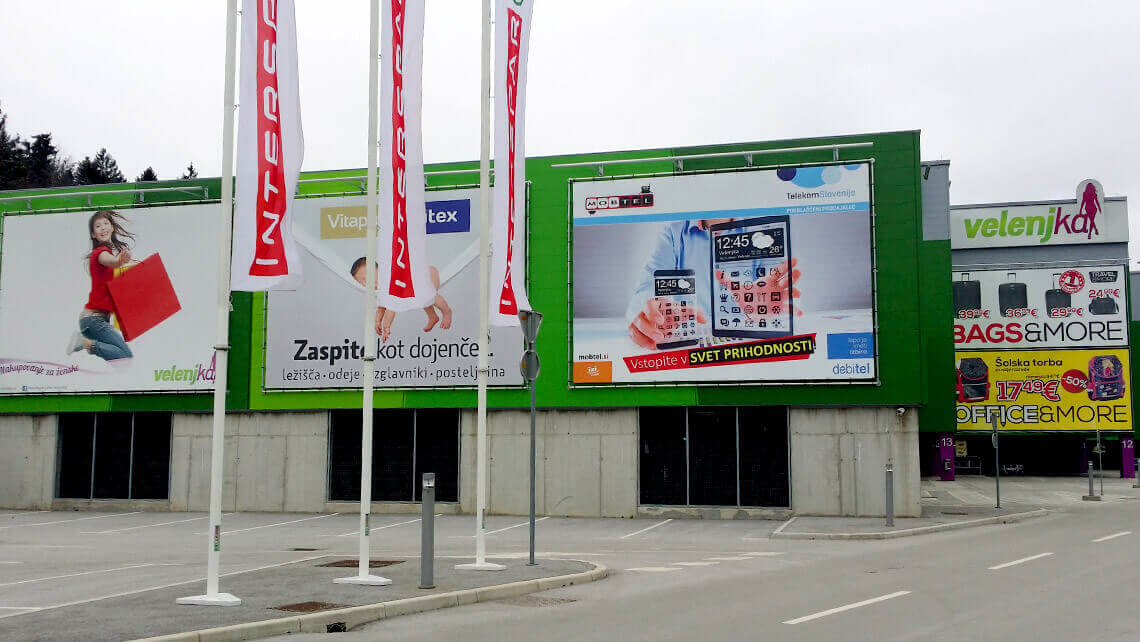 Grafično oblikovanje jumbo plakata - Mobtel