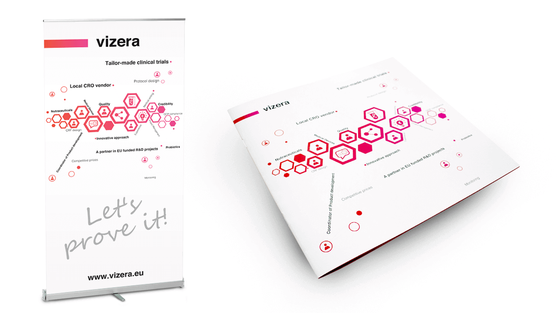 Grafično oblikovanje brošure - Vizera d.o.o.